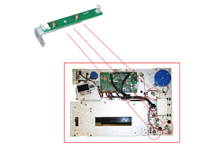 Genmega/Hantle/Tranax CDU Note Path Transmitter Sensor, w/ Bracket for MCDU/SCDU/RCDU/HCDU
